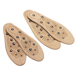 1 Pair Magnetic Therapy Women Men Suede Insole Anti Fatigue