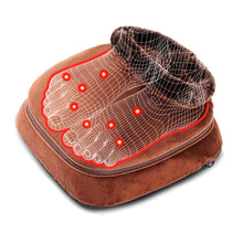 Load image into Gallery viewer, 2 IN 1 Unisex Velvet Electric Heated Foot Massager