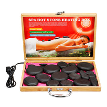 Load image into Gallery viewer, 110-220V Massage Stone Heater Kit with 22Pcs Therapy Rocks