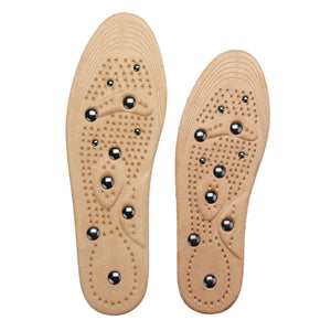 1 Pair Magnetic Therapy Women Men Suede Insole Anti Fatigue