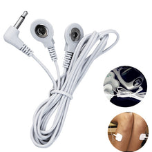 Load image into Gallery viewer, 1 Pair TENS Massager Electrode Lead Wire Kabel Stud Snap