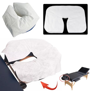 100Pcs Ultra Soft Disposable Face Cradle Covers Absorbent