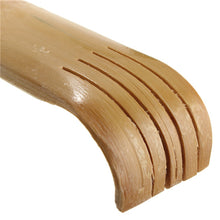 Load image into Gallery viewer, 2 in 1 Bamboo Back Itching Scratcher Tools Full Body Roller Massage Stick