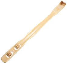 Load image into Gallery viewer, 2 in 1 Bamboo Back Itching Scratcher Tools Full Body Roller Massage Stick