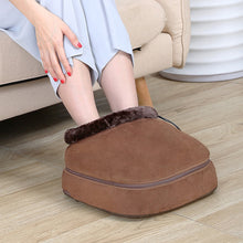 Load image into Gallery viewer, 2 IN 1 Unisex Velvet Electric Heated Foot Massager